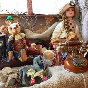 Pile Of Antique Toys