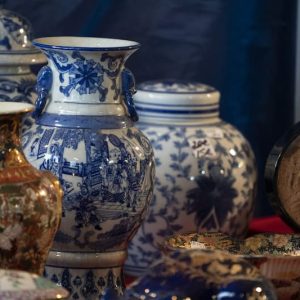 Several Pieces Of Antique China